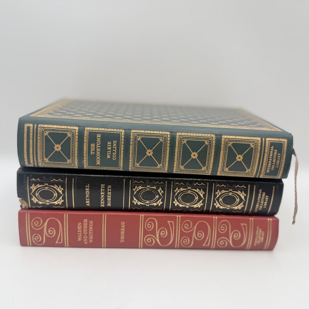 International Collectors Library 3 Book Set Moonstone Arundel Walden Gilt Edge